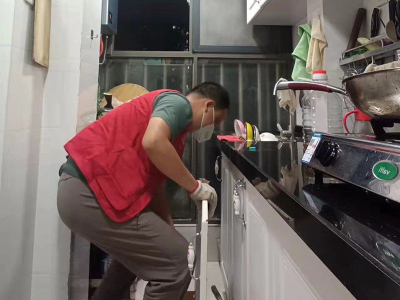 北京原生墅康和园小区 厨房翻新改造 瓷砖铺贴 水电装修半包服务